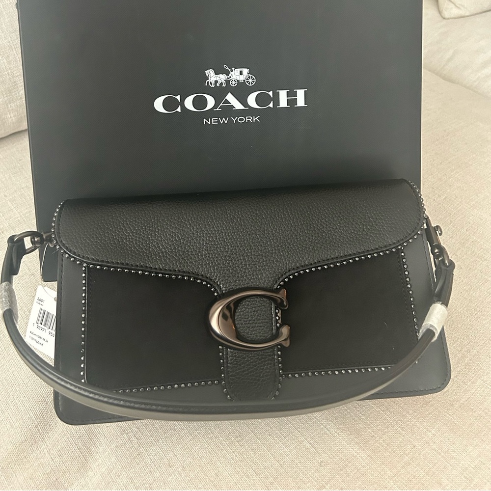 Coach shoulder bag with long strap